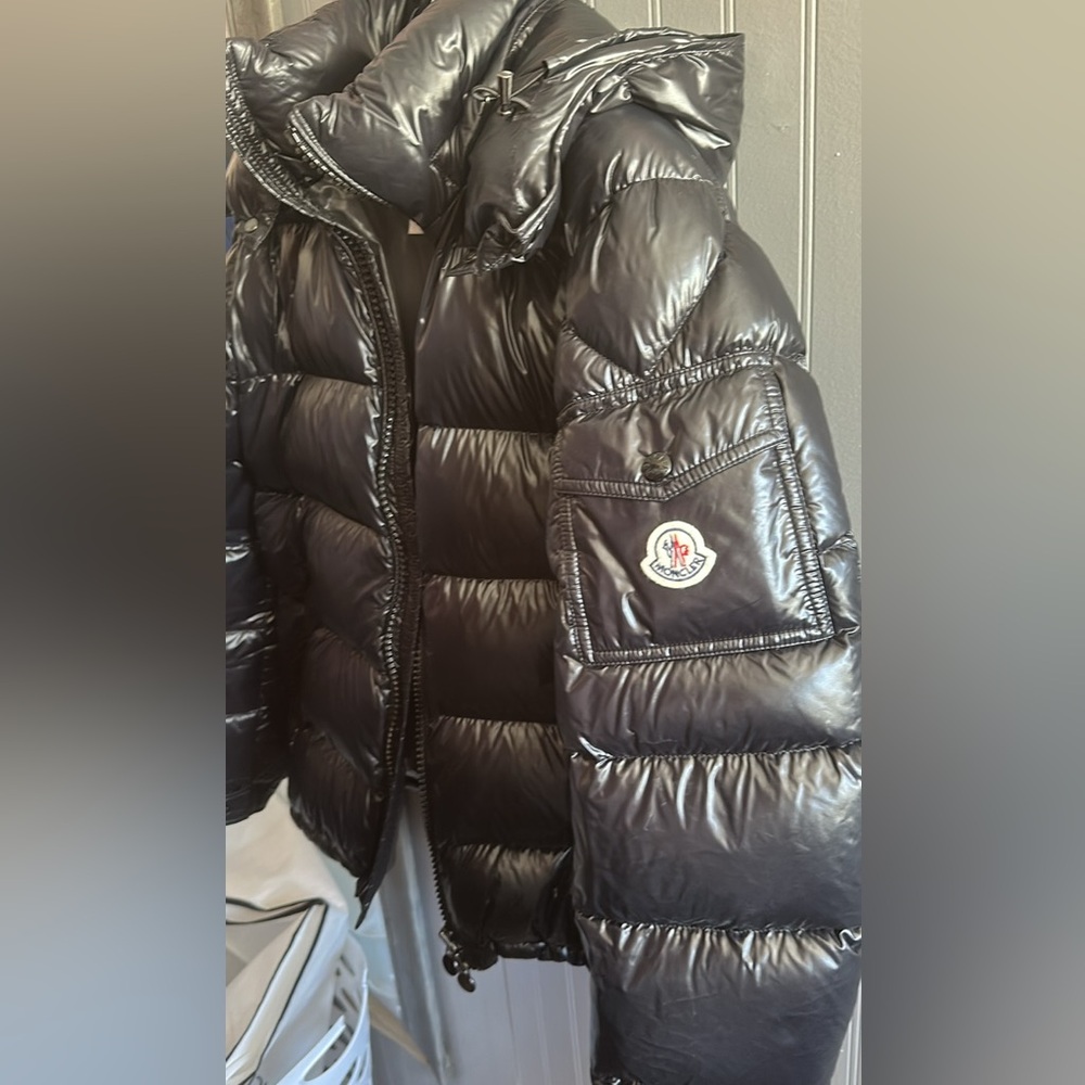 Moncler maya downBlack Puffer Jacket size 1